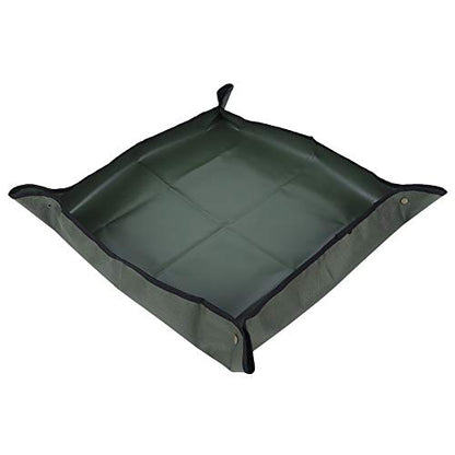 Gardening Mat, Foldable Repotting Mat with Oxford Cloth for Indoor Balcony Grassland Nursery Potting Transplanting, Easy to and Carry (OD Green) - color: Od Green