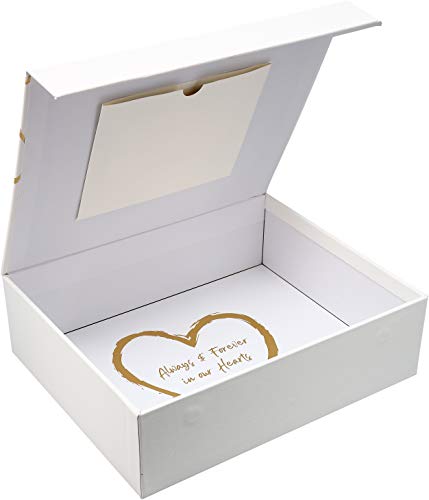 Pavilion- When Someone You Love Becomes a Memory-White & Gold Memory Box