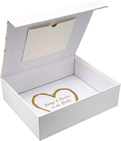 Pavilion- When Someone You Love Becomes a Memory-White & Gold Memory Box