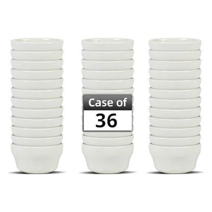 Stoneware Narrow Rim Commercial Grade Dinnerware America White, Bouillon Cup 7.25oz, Case of 36 - color: America White, size: Bouillon Cup 7.25oz