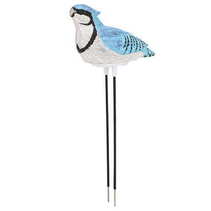 Watering Alarm Bird Plant Soil Tester, Hygrometer Sensor Gardening Tool, for Planter Water Remind Warining Alert(Battery Included)(Blue)