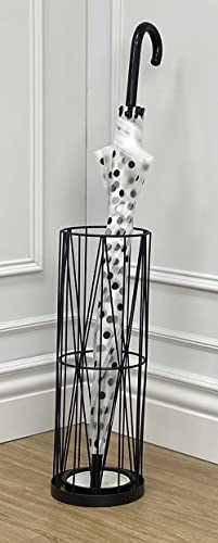 Mango Steam Pluvian Soakstone Umbrella Holder (Regular, Black) - color: Black, size: Regular Round