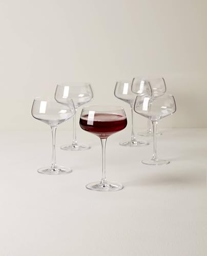 Lenox 897399 Tuscany Classics Angled Coupes, Set of 6 - style: Coupe Glasses