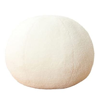 Nordic Style Flower-Shaped and Ball Throw Pillows. Sofa Cushions. Plush Throw Pillow. (White Ball, 33cm (12.99inch)) - color: White Ball, style: Ball 33cm (12.99inch)