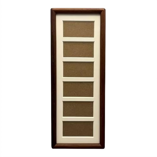 4x12 Wood Picture Frames, Long Rectangle Picture Frame for Wall,Mini Collage Pictures Frames for Wall and Tabletop Display,Graduate Gift Collage Frame - color: B