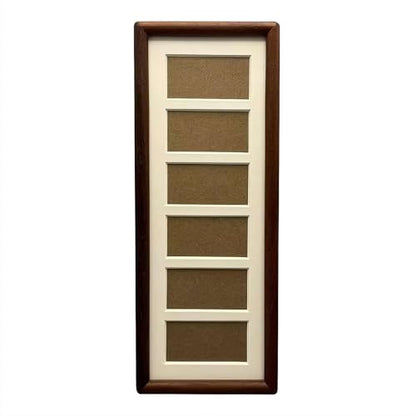 4x12 Wood Picture Frames, Long Rectangle Picture Frame for Wall,Mini Collage Pictures Frames for Wall and Tabletop Display,Graduate Gift Collage Frame - color: B