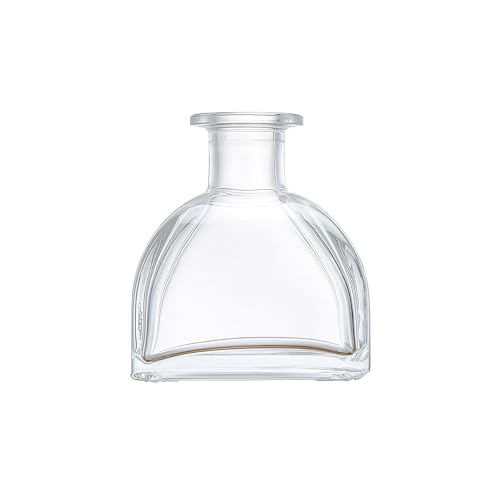 100ml 3.4 Fl Oz Square Glass Diffuser Bottles, DIY Replacement Reed Diffuser Jars, Fragrance Accessories for Diffuser Sets - size: 100ml