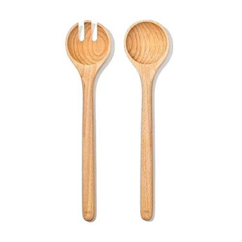 OXO Good Grips Beechwood Salad Servers – 2-Piece Set - style: Salad Servers