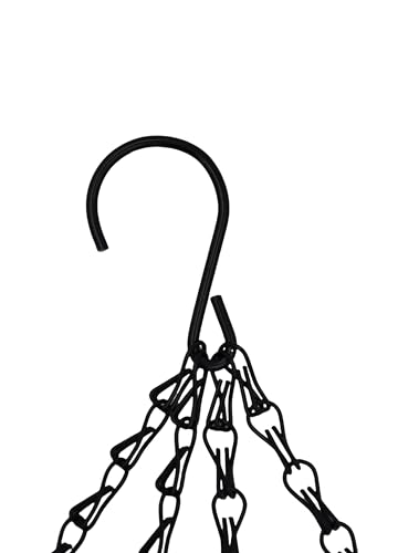 Hanging Planters Baskets Chains 23 Inches 4 Leads Hanging Chains with Tightly Hook for Flower Pot Bird Feeder Planter Indoor Outdoor Hanging Planter for Plants Holder 5pcs (5)