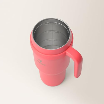 REDUCE 40 oz Stainless Steel Tumbler with Handle - Dual-Wall Vacuum Insulated Travel Mug, Sweat-Proof Lid & Reusable Straw - Keeps Drinks Cold for 24 Hrs, Fits Cupholders, Dishwasher Safe - Daiquiri - color: Daiquiri, size: 40 Ounces