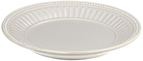 Lenox White French Perle Groove Dessert Plate, 1.13 LB - style: Dessert Plate