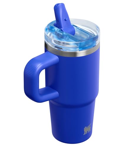 STANLEY Quencher ProTour Flipstraw Tumbler, 14 oz, Cobalt | Built-In Straw & Handle | Cupholder Compatible for Travel | Leakproof Insulated Stainless Steel Cup | BPA-Free - color: Cobalt, size: 14 Ounces