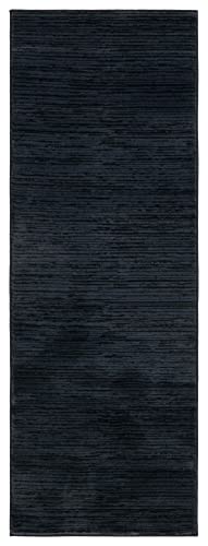 SAFAVIEH Vision Collection Runner Rug - 2'2" x 6', Black, Modern Ombre Design, Non-Shedding & Easy to Clean, Ideal for Entryway, Foyer, Bedroom (VSN606Z) - color: Black, size: 2'2" x 6' (Runner)
