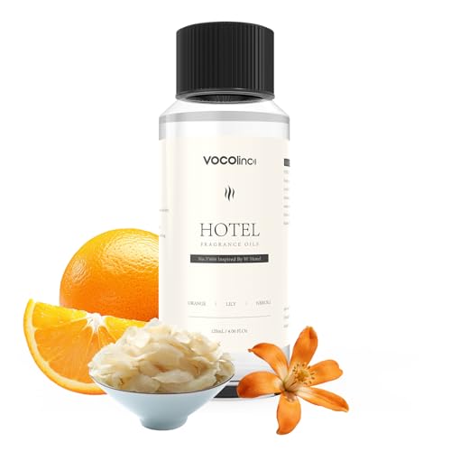 VOCOlinc Hotel Collection Diffuser Oil - W Hotel - Inspired by Luxury Five Star Hotel Lobby Scent Oil for Waterless Oil Diffusers, Luxurious Scents of Drange, Lily, and Neroli (4.06 OZ)