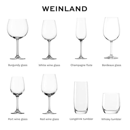 Stölzle Lausitz White Wine Glasses Weinland Set of 6, 11.75 oz – Wine Glasses Ideal for Heavy White Wines & Medium-Bodied Reds – Elegant White Wine Crystal Glass – Dishwasher Safe & Made in Germany - style: Coffee cup