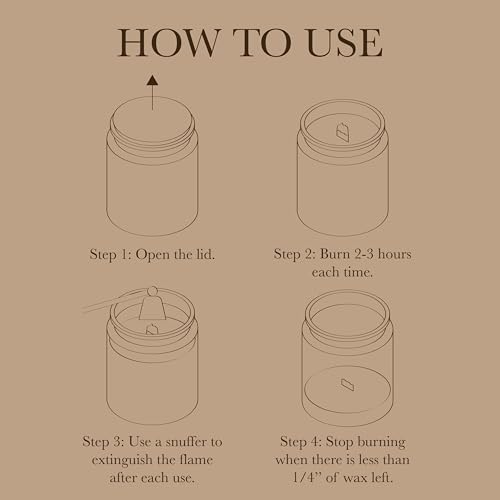 Scented Candle, 7.05 oz Balsam Cedar Aromatherapy Candle, Natural Soy Wax with Wooden Wick, Candles for Home Scented, Stress Relief Amber Jar Candle Gifts