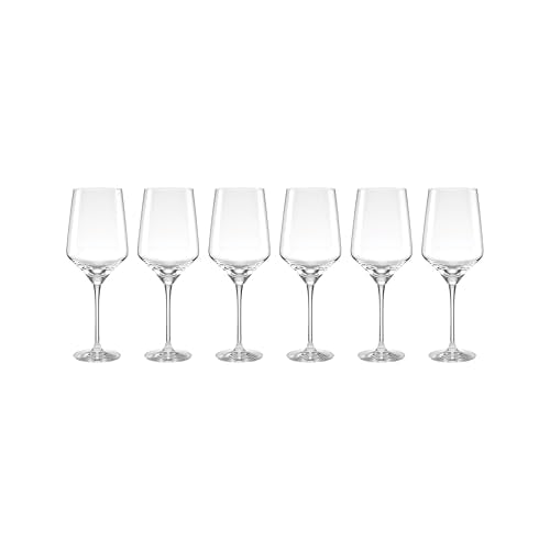Lenox 897405 Tuscany Classics Angled Wine Glasses, Set of 6 - style: Wine Glasses