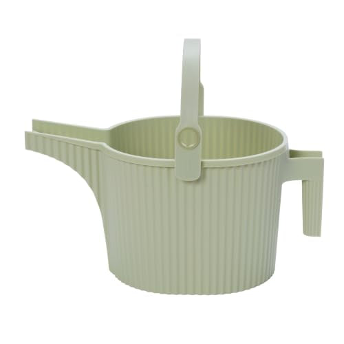 Martha by Martha Stewart Hachiman Large Watering Can with Widened Spout | 5 L Plant Watering Can for Indoor and Outdoor Plants, Hands-Free Filling, 15" × 7.2", Sage - color: Sage, size: Large