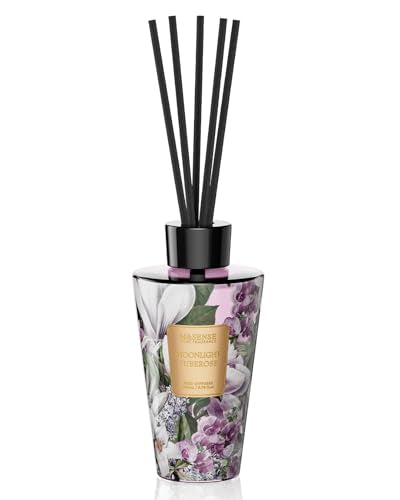 M&SENSE Reed Diffuser, Moonlight Tuberose, 8.79 oz Natural Essential Oil | Non-Toxic Organic, Long-Lasting Fragrance, Ideal for Living Room, Bedroom, Gifts for Women - color: Moonlight Tuberose