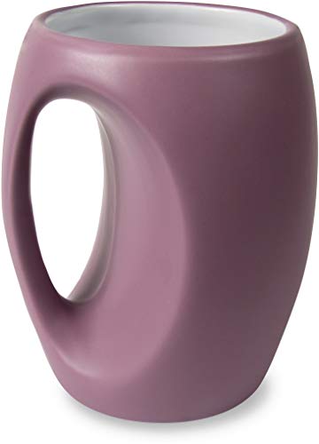 Pavilion - Good Morning Gorgeous - Purple Huggable Hand Warming 16 oz Coffee Cup Mug - color: Purple