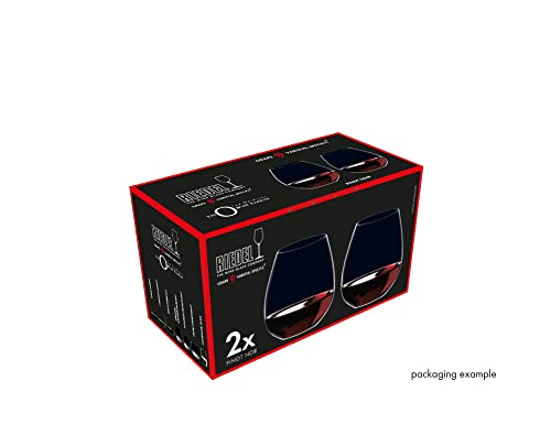 Riedel O Wine Tumbler Pinot Noir Glass, Set of 2 | Dishwasher safe - style: Pinot/Nebbiolo