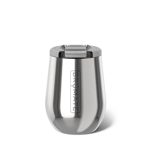 BrüMate Uncork'd 14oz Insulated Wine Tumbler, Polished Stainless | 100% Leakproof, Locking Lid, Insulated Stainless Steel, Travel & Outdoors, Glass-Free Zone Friendly, 4+ Hours Cold - color: Polished Stainless