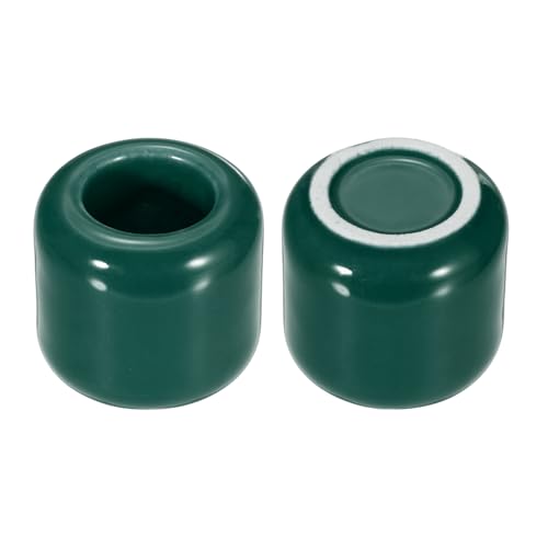 uxcell 2 Pcs Ceramic Chime Candle Holders, Small Ceramic Candle Holders for Birthday Parties Dinners Weddings Table Centerpiece Gatherings Anniversaries Occasions, Dark Green - color: Dark Green
