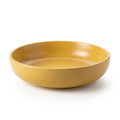 8'' Key Bowl, Decorative Bowl With Yellow, key Holder for Entryway Table, Purse Bowl, Candy Dish,Fruit Bowl