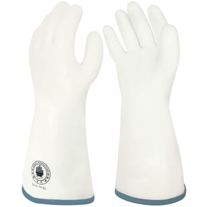 Silicone Oven Gloves, Heat Resistant Kitchen Oven Mitts, 1 Pair(10) | Food Grade, Waterproof, Easy Clean, Heat Proof, for Sourdough Baking, Kitchen Cooking, Grilling, Smoking, Frying, BBQ - color: White Standard, size: 10/XL