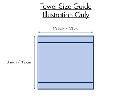 Bumble Premium Dish Cloths 13"x13" (6 Pack) | 100% Natural Ring Spun Cotton | 400 GSM | Highly Absorbent & Soft |Yarn Dyed & Solid Dyed Terry Dish Cloth Set - Grey - color: Grey, size: Dish Cloths - Mixed Styles