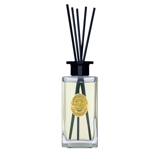 M&SENSE 10.14 oz Large Reed Diffuser Set | Jasmine Garland Scent Oil Diffuser with Sticks | Hotel Collection Non-Toxic Essential Oil |for Bedroom Bathroom Living Room - color: Jasmine Garland, size: 300ml