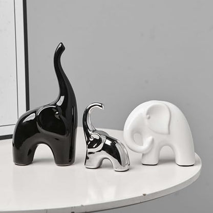XINXUAN 3PCS Elephant Ornament- Gifts for Women,Wife,Wedding Anniversary - size: A-3PCS elephant