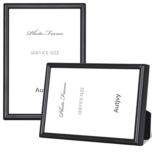 3.5x5 Matte Black Aluminum Picture Frame 2 Pack HD Glass Wall & Tabletop | Modern Simple Thin Aluminum Metal, Tabletop and Wall Display, elegant ornament for daily family photo storage - color: Black, size: 3.5x5