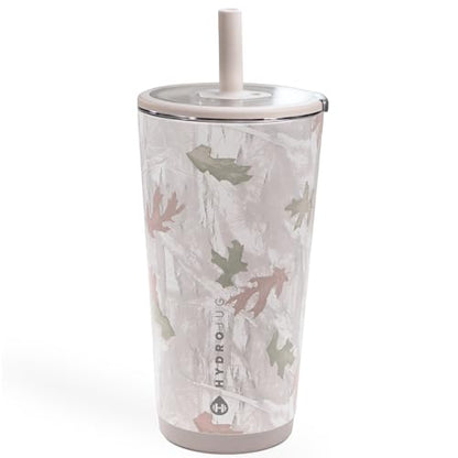 HydroJug Everyday Tumbler 20 oz, Ceramic-Lined Straw Cup, Camo - color: Camo, size: 20 Ounces