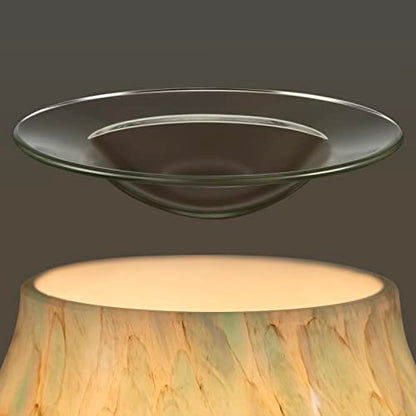 EQUSUPRO 4" Replacement Glass Round Dish Bowl for Oil Wax Melt Warmers Burners (Clear Glass)