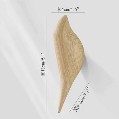 Resin Bird Wall Hooks Wood Grain Bird Coat Hooks Creative Wall Mounted Birds Decorative Art Decor Hat Towel Bag Hanger Gift for Home,Living Room, Bedroom, Shop (Wood Grain)