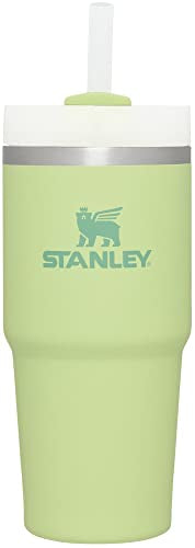 STANLEY Quencher H2.0 Tumbler with Straw 14 oz | Flowstate 3-Position Lid | Cup Holder Compatible for Travel | Insulated Stainless Steel Cup | BPA-Free | Citron - color: Citron, style: Classic