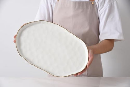 Pampa Bay Portofino Medium Oval Platter, 14.25" x 9" x 1" - size: 14.25 x 9