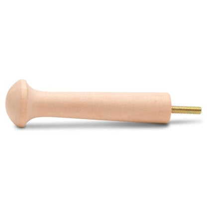 Woodpeckers Screw on Wooden Shaker Pegs 3-1/2-inch w/ 1/2-inch Tenon, Pack of 25 Wooden Wall Hooks, Wood Hooks for Hanging Shaker Peg Rail and DIY Coat/Hat/Towel Hook - color: Pack of 25, size: 3-1/2 Inch Screw-On