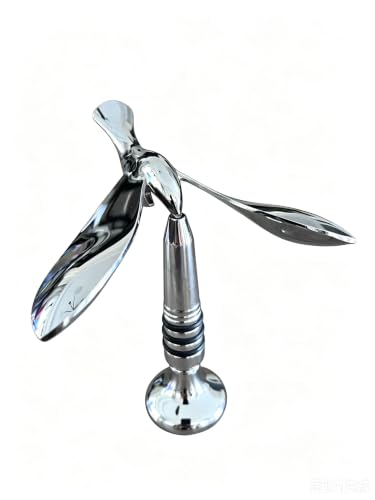 2-in-1 Silver Balancing Bird Bottle Opener & Wine Corkscrew Set – Gravity Defying Bird Beer Opener with Hidden Base Wine Tool – Unique Home Bar Decor & Aesthetic Novelty Gift for Wine Lovers