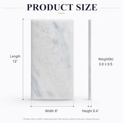 Marble Tray 12"x6", Small Natural Marble Board, Stone Slab for Bathroom Kitchen Counter Sink, Rectangular Candle Plate, Perfume Jewelry Trays(Namib Fantasy) - color: 12"x6"-namib Fantasy