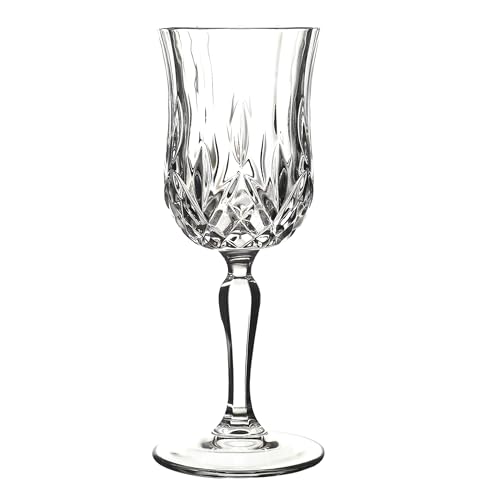 Lorren Home Trends Opera White Wine Glass, Set of 6 - color: White Wine