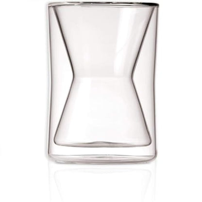 Chemex Double Walled Insulated Glass Coffee Mug, Hot and Cold Beverage Cup | Insulated Non-Porous Glass, Keeps Drinks Hot or Cold, Coffee Lover Gift