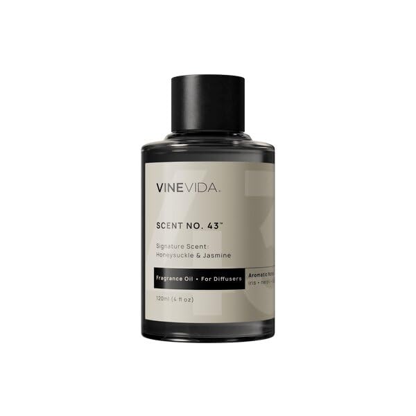 VINEVIDA [4 Fl Oz] Honeysuckle & Jasmine Fragrance Oil for Cold Air Diffusers, Essential Oils for Diffuser Oil Refill & Air Freshener Room Spray - size: 4 Fl Oz (Pack of 1)