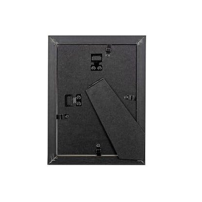 5x7 Picture Frame Black, Display 5x7 without Mat or 4x6 with Mat, Wall Gallery Photo Frames - color: Black Wood, size: 5x7 inches