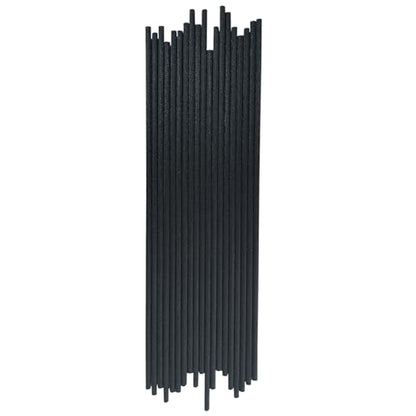 10 inch 20 Pcs Reed Diffuser Sticks Essential Oil Aroma Replacement Aroma Reed Diffuser Sticks (Black-20pcs) - color: Black-20pcs