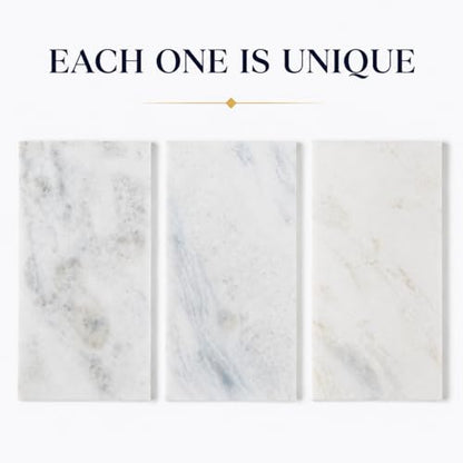 Marble Tray 12"x6", Small Natural Marble Board, Stone Slab for Bathroom Kitchen Counter Sink, Rectangular Candle Plate, Perfume Jewelry Trays(Namib Fantasy) - color: 12"x6"-namib Fantasy