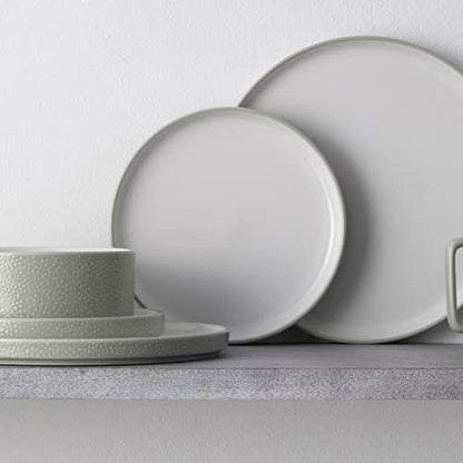 Noritake ColorTex Stone Sage Set of 4 Stax Salad Plates, 7-1/2"