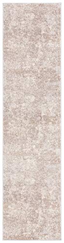 SAFAVIEH Madison Collection 2'2" x 6' GreyBeige MAD471G Modern Abstract Non-Shedding Entryway Living Room Foyer Bedroom Runner Rug - color: Grey/Beige, size: 2'2" x 6' (Runner)