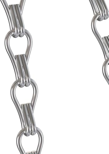 garini 6 Pack, 23 Inch Silver Hanging Baskets Chain, Hanging Chains with Hooks Flower Pot Chain Replacement Plant Hangers for Planters, Bird Feeders and Lanterns - color: Silver, size: 6P